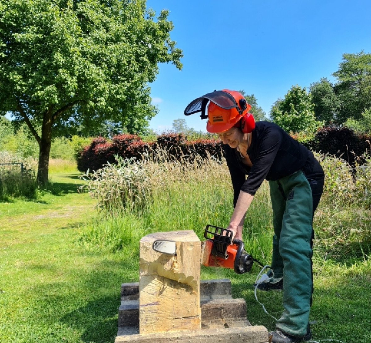 Holz und Stein im Dialog (Holz)